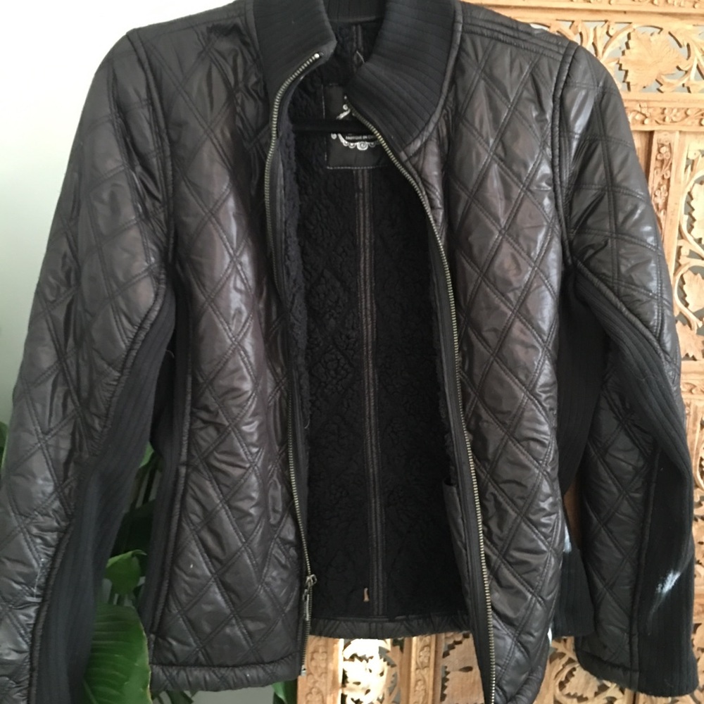 Black quilted jackets